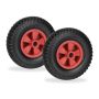 Aiakäru rehvid Relaxdays 10042414.0, 2 tk, punased/mustad, Ø 22 × 6 cm