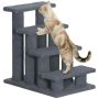 Cat stairs PawHut 63.5x43x60cm., gray