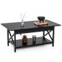 Coffee table, 2-tier, 110 × 60 × 48 cm