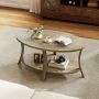 Coffee table, 2-tier, Oak, 111 × 60.5 × 47 cm
