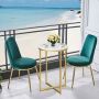 Coffee table, round, Gold color, 40.64 × 60.96 × 40.64 cm