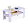 Diivanilaud Relaxdays, alumise riiuliga, 100 × 53,5 × 50 cm