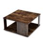 Coffee table, with storage compartment, 80 × 80 × 40 cm