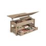 Diivanilaud VASAGLE LCT254L01, 2 sahtlit, 4 lahtrit, 100 × 64,1 × 50 cm