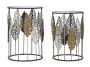 Kohvilaudade komplekt Foglie, 2 tk, 38 × 55 × 38 cm / 33 × 50 × 33 cm