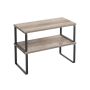 Set of 2 spice racks, grey/black