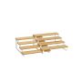 Set of 2 kitchen shelves, light brown/white