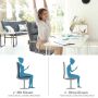 Chair cushions, 4 pcs, 56.5 × 64.5 × 51.5 cm