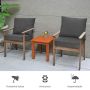 Chair cushion set, 2 pcs, 64 × 64 × 15 cm + 80 × 65 × 18 cm