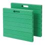 Põlvetued Relaxdays 10053848_53, 2 tk, rohelised, 3 × 35 × 30 cm