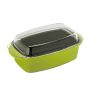 Форма для запекания Relaxdays 10036930.0, со стеклянной крышкой, 39,5 × 15 × 22,5 см
