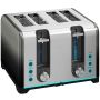 Тостер на четыре ломтика Aosom 800-328V92BK, 4 ломтика, 26,4 × 18,9 × 15,6 см