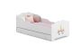 Children's bed Anna with drawer and mattress 144 cm x 75 cm x 63 cm, mermaid