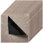 Vaipkatteplaadid VEVOR SXP-HPD-02, 10 tk, Pruunid, 457,2 × 457,2 mm