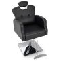 Barber chair, 360° swivel, 8-position headrest, 90.17 × 63.5 × 99.06–114.3 cm