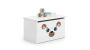 Children's chest of drawers Daria 42x40x73 cm, teddy bear