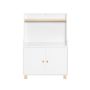 Children's shelf 60x35x87cm., white/light brown
