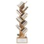 Bookshelf, 10 shelves, with drawer, 38 × 149.5 × 20 cm