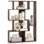 Bookshelf, 4-tier, 6 compartments, 80 × 30 × 119 cm
