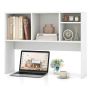 Bookshelf, 4 compartments, White, 93.98 × 25.4 × 73.66 cm