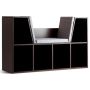 Bookshelf, 6 compartments, 102.87 × 30.48 × 63.5 cm