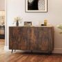 Chest of drawers, 4 doors, 2 shelves, 127.5 × 80 × 38 cm