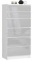 Chest of drawers NORE K60 with 6 drawers, white/light gray