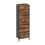 Kummut SONGMICS BELLAH, 5 sahtlit, pruun/must, 39,6 × 117,7 × 30 cm