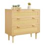 Комод VEVOR ZD-25TB02, 3 ящика, 80 × 77 × 35 см