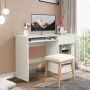 Computer desk, with drawer and 2 shelves, 108 × 75 × 48 cm