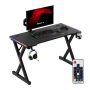 Игровой компьютерный стол Huzaro Hero 2.3 RGB, 131 × 11 × 77 см