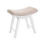 Concave soft stool, white