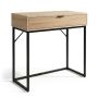 Konsoollaud MODENA, 1 sahtel, Must, 80 × 80 × 35 cm