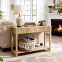 Konsoollaud VEVOR XGZ0701SORI, 3 sahtlit ja alumine riiul, 120 × 80 × 30 cm