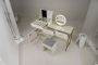 Various-purpose dressing table, 120 ring holders, White, 136 × 127.5 × 43 cm