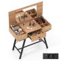Vanity table, 2 in 1, 6 compartments, 96.5 × 80.5 × 46.5 cm