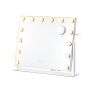 SONGMICS LWM001W02 vanity mirror, 15 LED lights, 58 × 43 cm