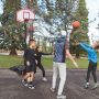Basketball stand, portable, 70 × 45 cm