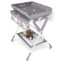 Baby Changing Table, 3 Height Positions, Gray, 32 × 26 × 37.5 inches