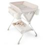 Baby Changing Table, 3 Height Positions, Sand, 32 × 26 × 37.5 inches
