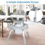 Baby high chair, 6 in 1, 26 × 36.5 × 25 inches