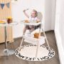 Baby high chair, 3 in 1, Gray, 64 × 55 × 104 cm