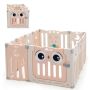 Baby Playpen, Adjustable Shape, 148 × 63 × 110 cm