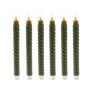 Конические LED-свечи Relaxdays, 6 шт, 25 × 2,2 см