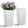 Koonilised potid VEVOR F3055W-WT, 2 tk, Valge, 30 × 55 cm