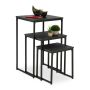 Kandiliste abilauakeste komplekt Relaxdays 10049648_469, 3 tk