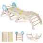 Climbing set, 3-piece, Brown, 190 × 55 × 57 cm