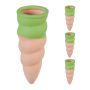 Kastmiskoonused Relaxdays, 4 tk, kuni 1,5 l, Ø 4,5 × 11,5 cm