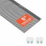 Vihmaveerenni kaitse VEVOR JQ-TG07, 40 tk, Must, 914,4 × 152,4 × 19,7 mm