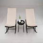 Outdoor furniture set, 3-piece, 110 × 55 × 77 cm